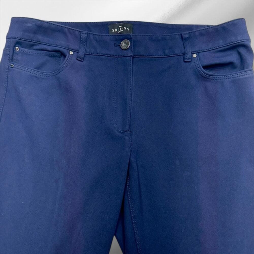 WHBM Women’s 8 Navy Blue THE SKINNY ANKLE Pant